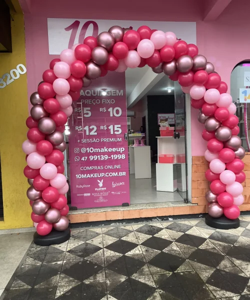 ARCO DE BALÃO 10MAKEUP