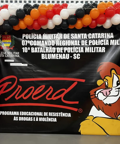 ARCO DE BALÃO PROERD